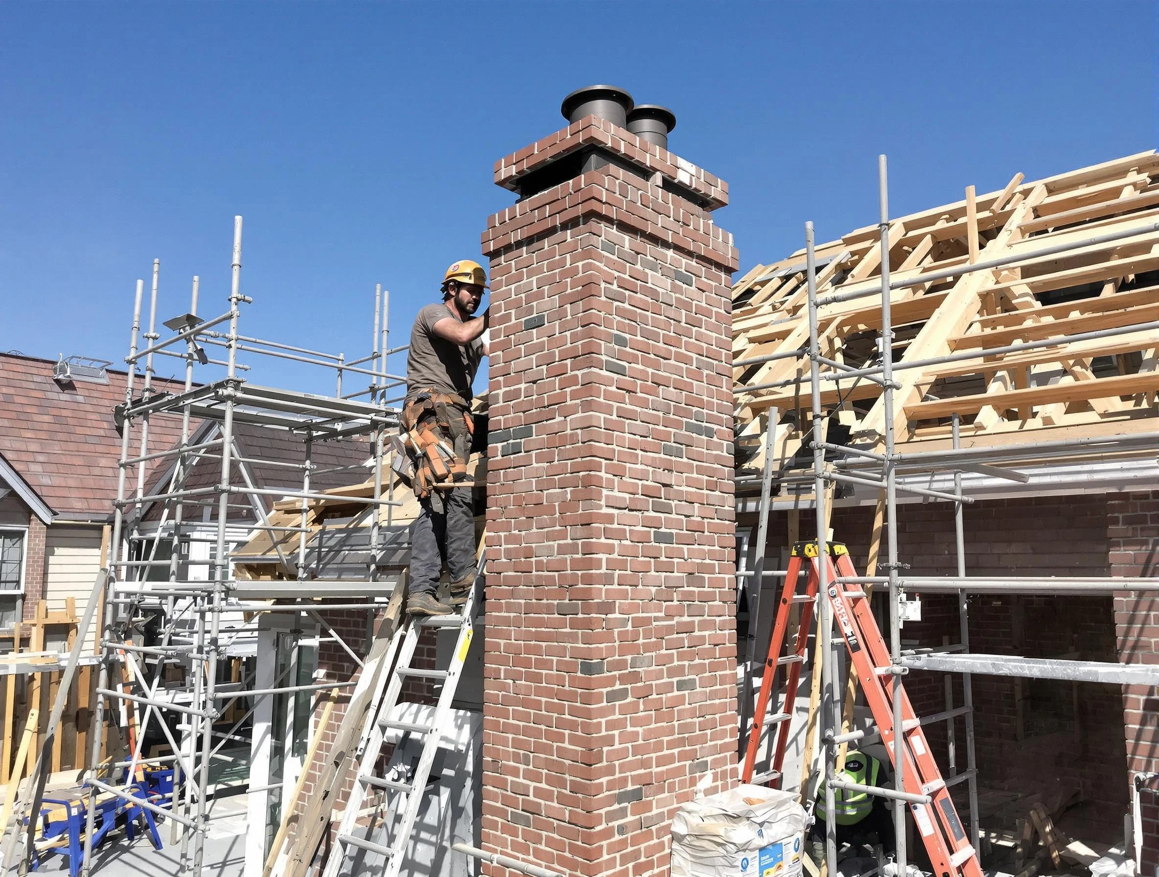 New chimney installation completed by Chamberlayne Chimney Sweep in Chamberlayne, VA