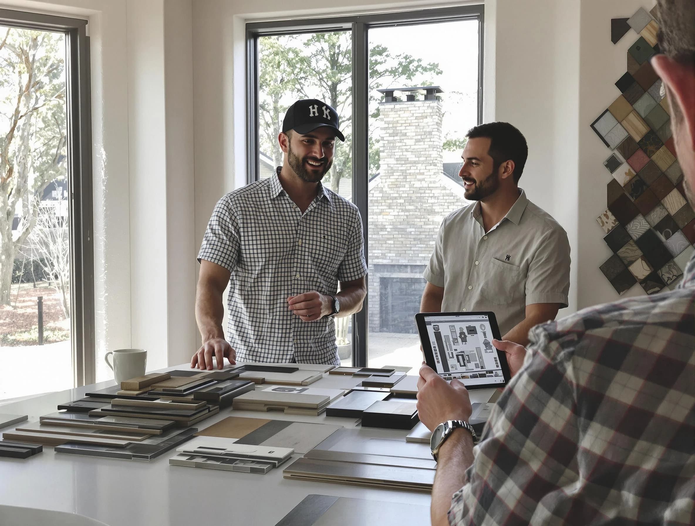 Chamberlayne Chimney Sweep remodeling a chimney and fireplace in Chamberlayne, VA