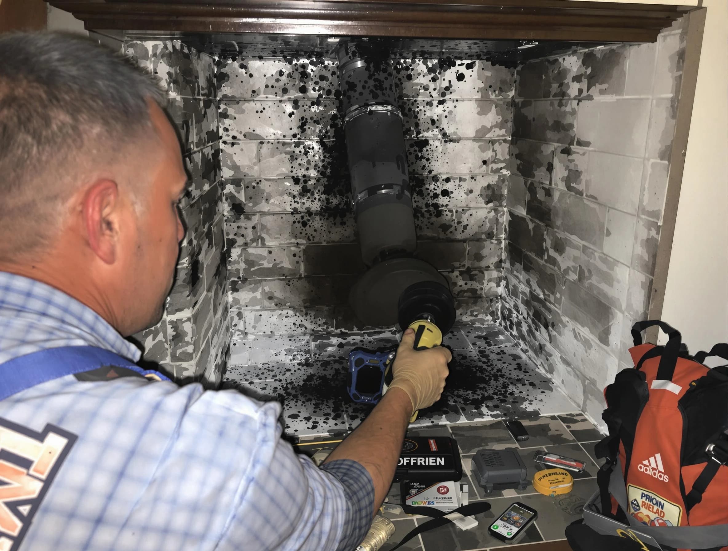 Creosote removal service by Chamberlayne Chimney Sweep in Chamberlayne, VA