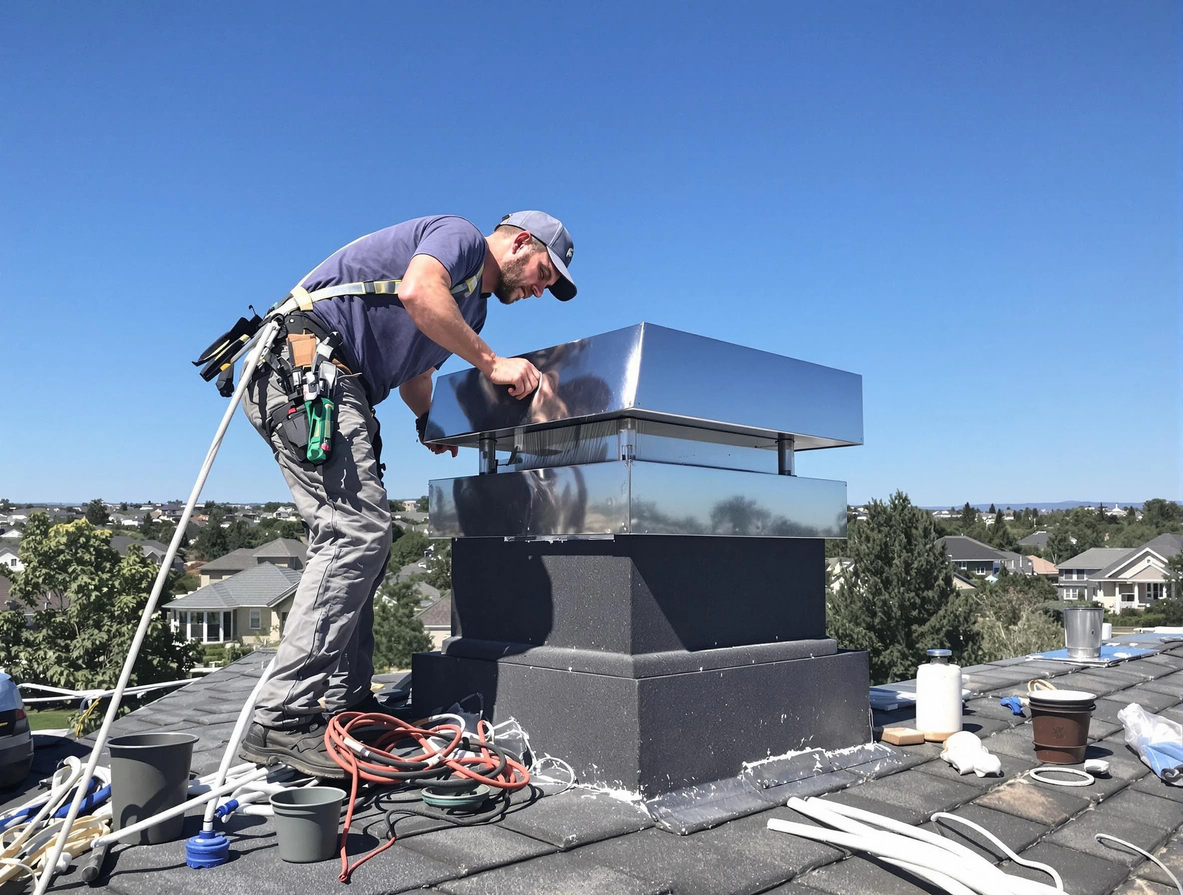 Chimney Cap Services service in Chamberlayne, VA