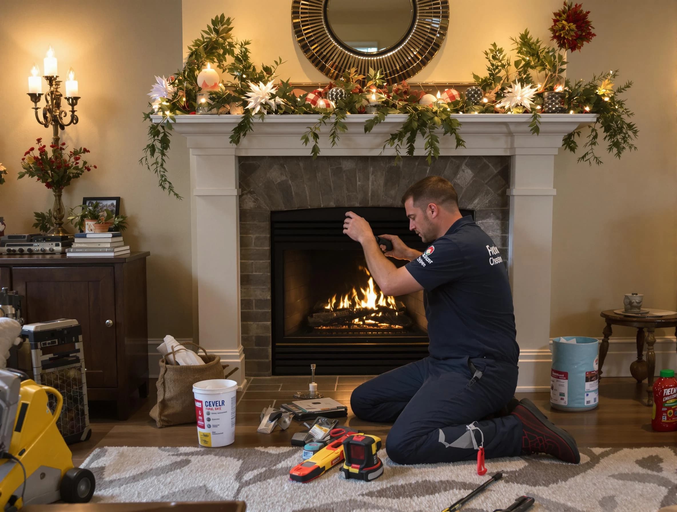 Chamberlayne Chimney Sweep offering fireplace maintenance services in Chamberlayne, VA