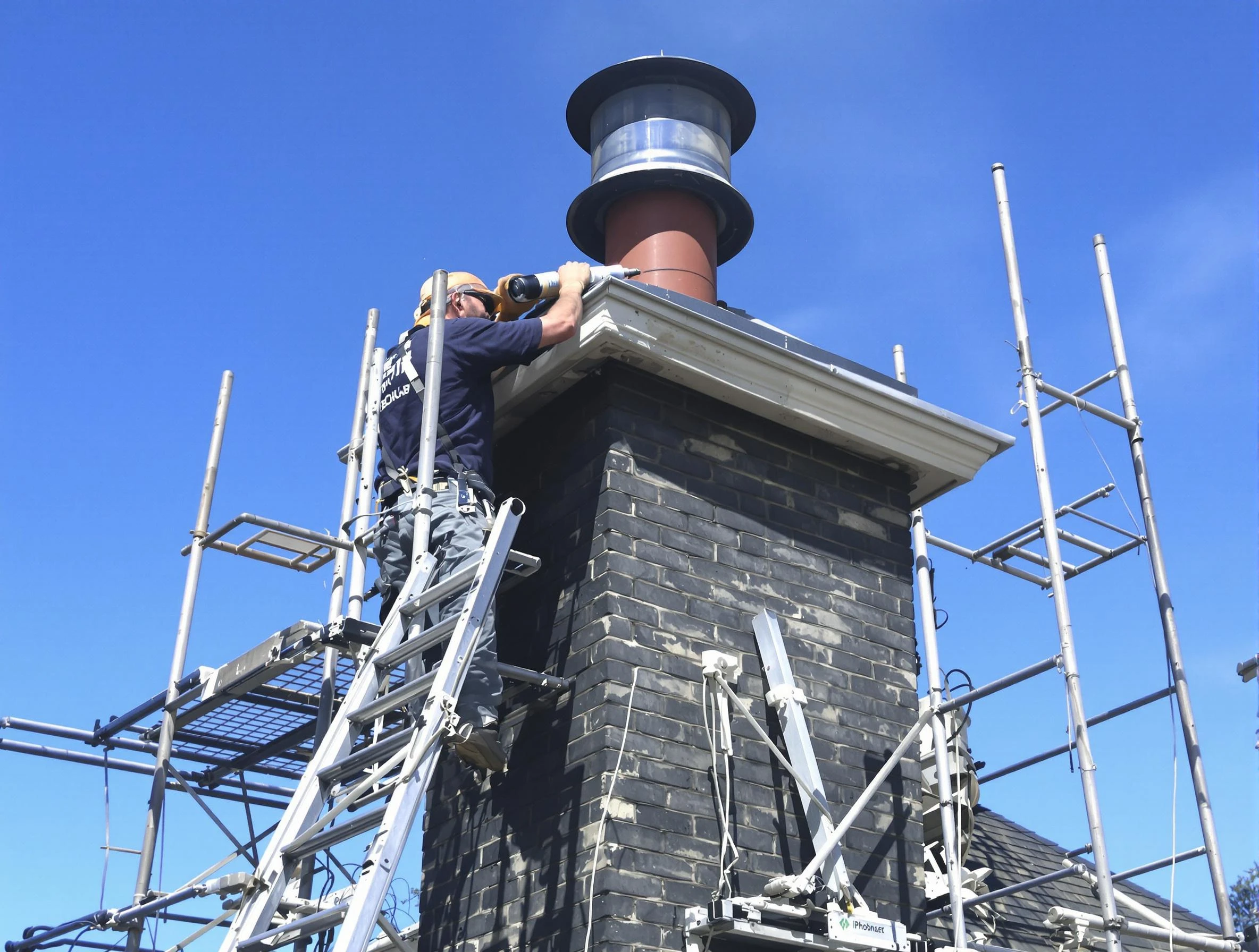 Sturdy chimney crown finished by Chamberlayne Chimney Sweep in Chamberlayne, VA