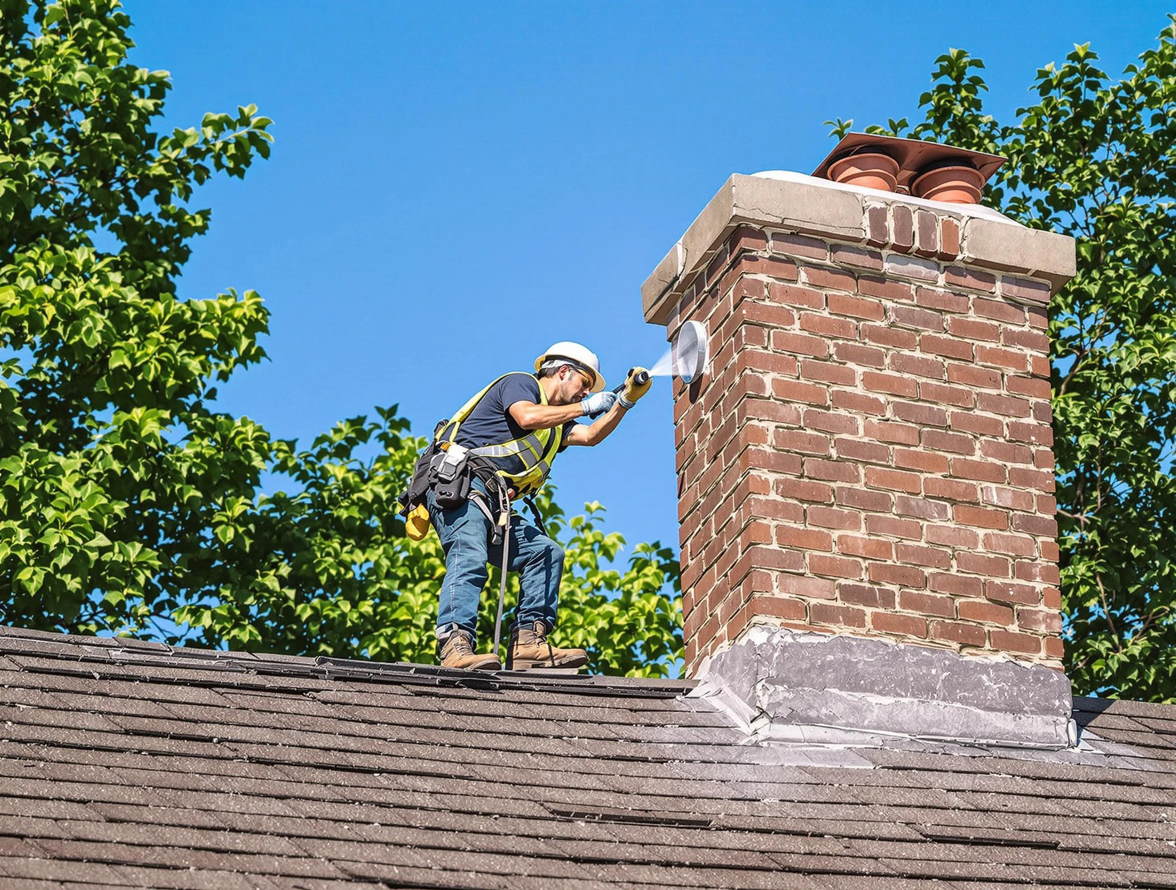 Chamberlayne Chimney Sweep performing an inspection with advanced tools in Chamberlayne, VA